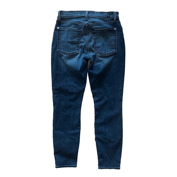 7️⃣ SEVEN FOR ALL MANKIND 🔥 WOMEN’S B(air) Mid-Rise Ankle Skinny Jeans - Sz 27 - Picture 5 of 16